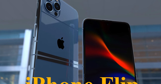 Concept iPhone Flip xuất hiện, vượt Galaxy Z Flip 3 ngoạn mục