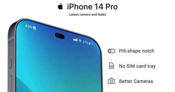 Rò rỉ hình ảnh, thông số chi tiết mẫu iPhone 14, vẫn còn một điều khiến iFan thất vọng?
