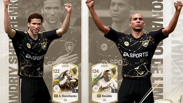 Chỉ số 2 ICON TM Ronaldo và Shevchenko trong FC Online