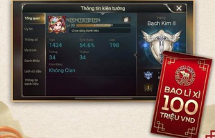 Game thủ Liên Quân Mobile trúng 100 triệu của Garena đã 