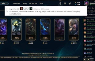 Game thủ Việt phàn nàn về việc đội giá skin, cộng đồng quốc tế phản ứng: 'Riot nên thấy xấu hổ vì để Garena phát hành LMHT'