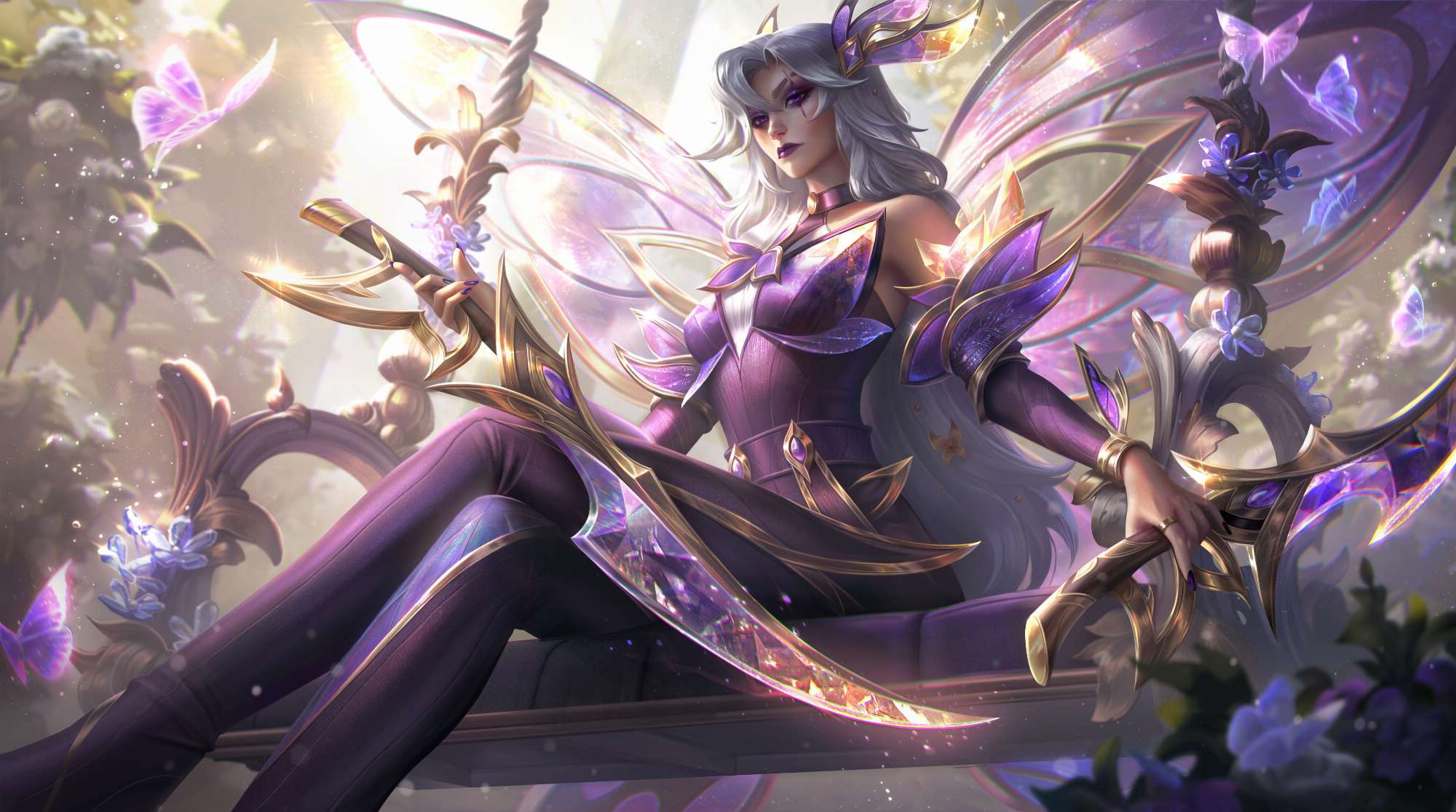 LMHT: Hé lộ Faerie Court - dòng skin mới với bản Hàng Hiệu cho Katarina