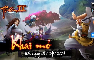 Game mới Mộng Kiếm 2 chính thức mở cửa đón game thủ vào 10h ngày 08/04