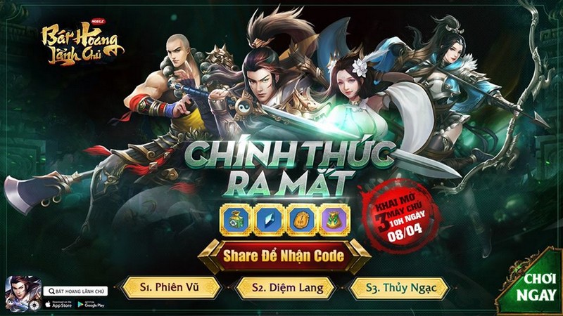 Game Hàn “Top 1 Thịnh Hành” - Bát Hoang Lãnh Chủ chính thức ra mắt, tặng 2000 Giftcode HOT