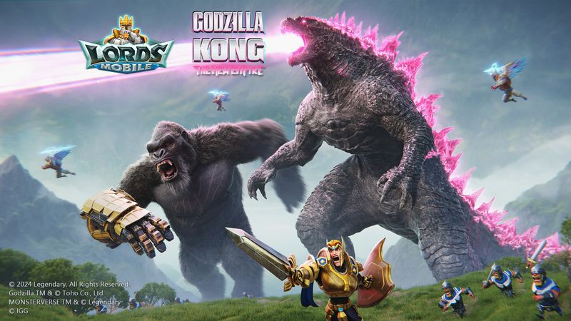 Lords Mobile & Godzilla x Kong: The New Empire - Sự kết hợp tạo nên trải nghiệm đỉnh cao!