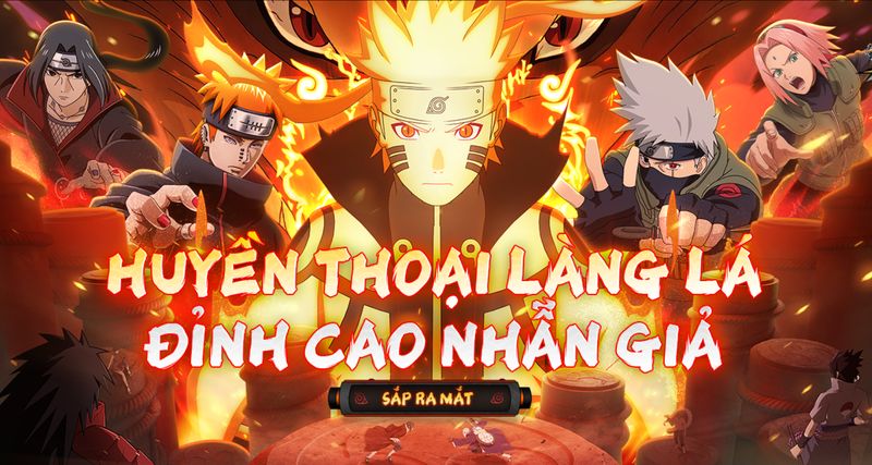 Huyền Thoại Làng Lá game đấu tướng chiến thuật đề tài Naruto sắp ra mắt