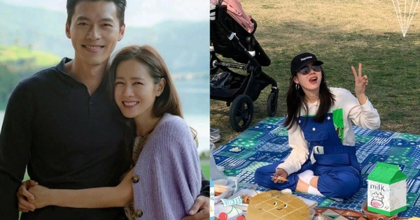 Son Ye Jin - Hyun Bin đưa quý tử đi dã ngoại, nhan sắc nữ diễn viên qua ống kính của ông xã gây sốt