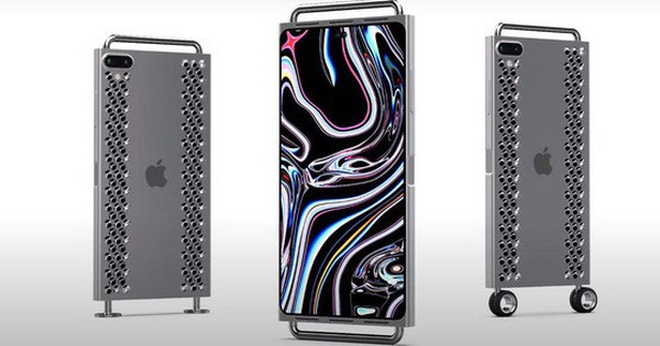 Concept iPhone 12 “điên rồ” chưa từng thấy: Chẳng khác gì cái nạo phô mai được gắn bánh xe như Mac Pro