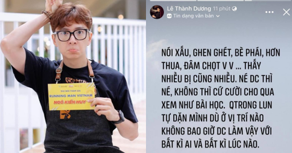 Ngô Kiến Huy bỗng đăng status 