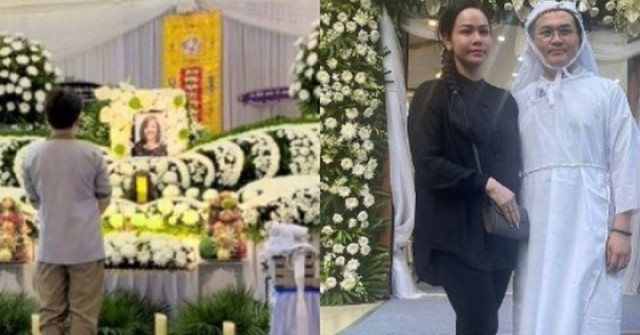 Xót xa cảnh NSƯT Đại Nghĩa lặng nhìn di ảnh mẹ khi tang lễ vãn người, Nhật Kim Anh 
