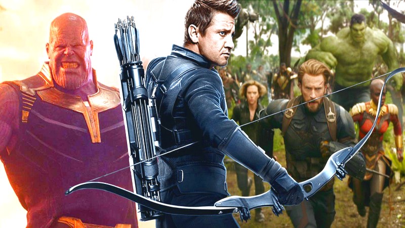 Hawkeye quay Avengers 4 với cả 2 tay... bị gãy