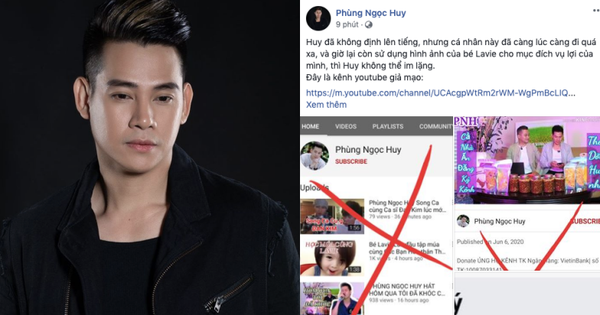 Phùng Ngọc Huy bức xúc lên tiếng khi bị giả mạo tài khoản Youtube, cố tình sử dụng hình ảnh con gái để trục lợi bất chính