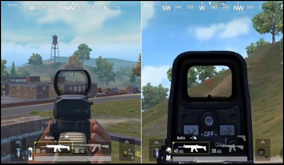 PUBG Mobile: Holographic sight và Red Dot, đâu là phụ kiện đi kèm 