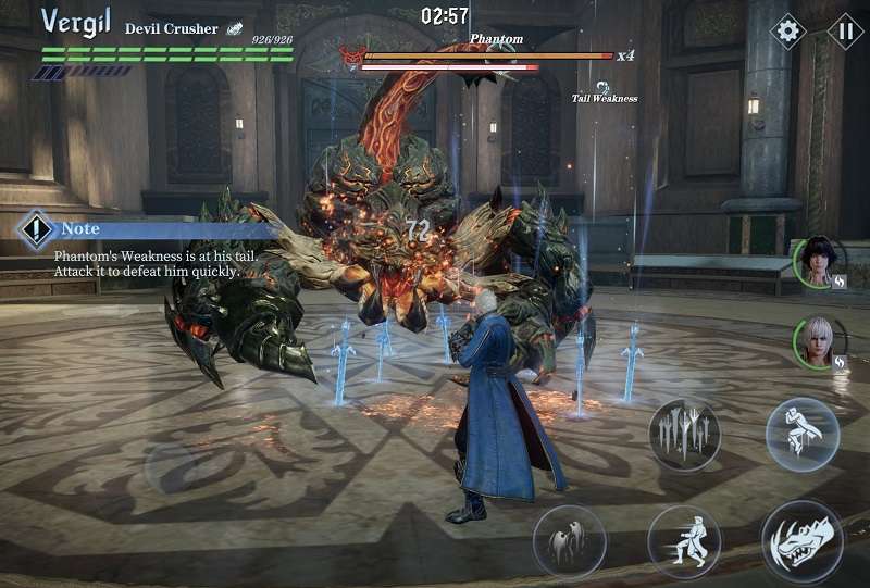 Devil May Cry M Peak of Combat - Game hành động chuyển thể đã mở đăng ký trước trên nền tảng mobile