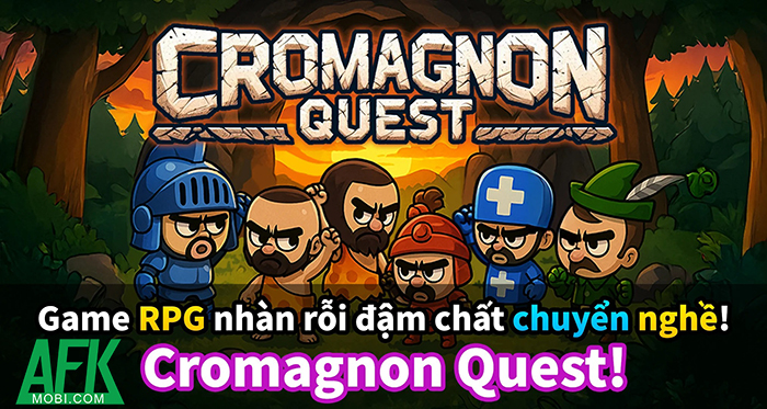Tập hợp đội anh hùng chinh phục các ngục tối trong game Cromagnon Quest