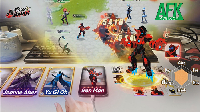 AI Stickman – Vũ Trụ Người Que mang đến một chiến trường đa vũ trụ trong hình hài người que