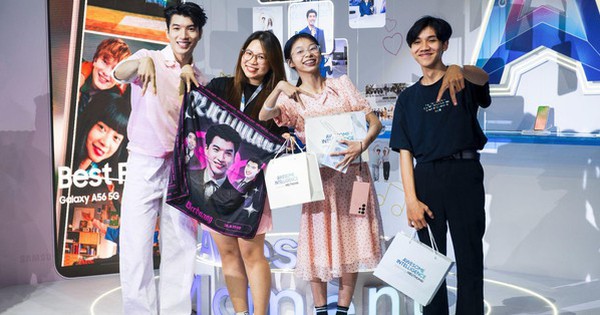 Sài Gòn hóa hồng, mạng xã hội “rần rần” đêm Meet & Greet cùng HIEUTHUHAI và Galaxy A56 5G màu hồng mới