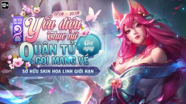 Tham gia “Hoa Linh Lữ Quán: Phần 2” – Sở hữu trang phục Hoa Linh giới hạn phần 2 từ 07/08 đến 20/08