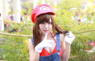 Cosplay nhân vật Mario phiên bản 