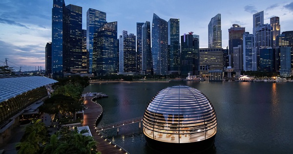 Ngắm toàn cảnh Apple Store nổi trên vịnh Marina, Singapore: đẹp ngỡ ngàng với thiết kế siêu độc đáo