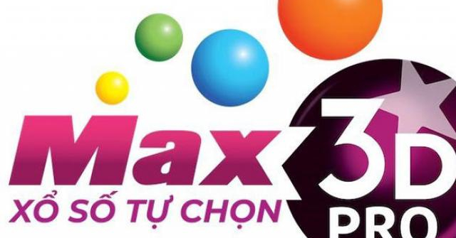 Xổ số tự chọn Max 3D sắp mở thưởng 6 ngày trong tuần