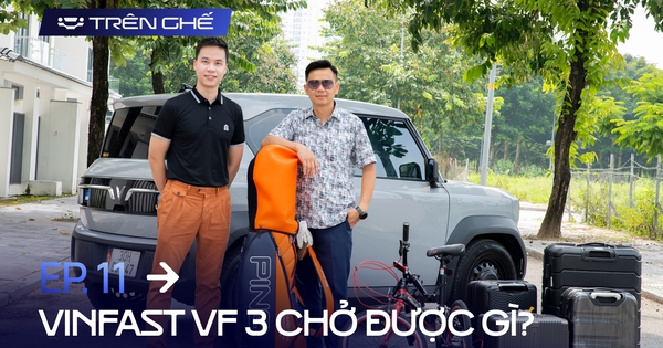 [Trên Ghế 11] Nhồi bộ golf, 4 vali, xe đạp gấp và nhiều người lớn vào VinFast VF 3 và kết quả…