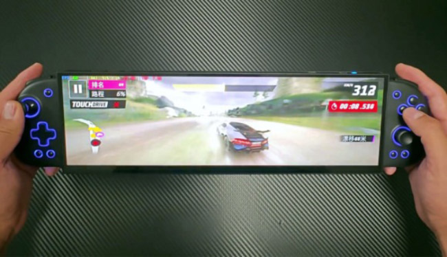 Xuất hiện máy console cầm tay có màn hình siêu rộng 32:9