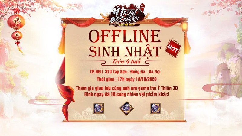 Cộng đồng Ỷ Thiên 3D rộn ràng sắm sửa “quẩy” Offline sinh nhật 4 tuổi