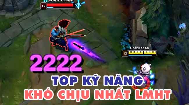 TOP 9 kỹ năng trêu ngươi đối phương khiến đối thủ tức điên máu trong LMHT