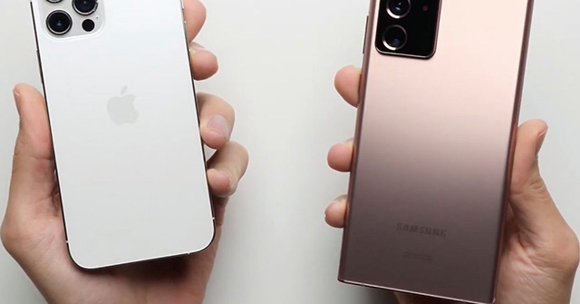 Màn so kè hiệu suất đầy ấn tượng giữa Galaxy Note20 Ultra và iPhone 12 Pro