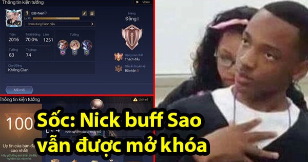 Cộng đồng Liên Quân sốc nặng: Nick buff Sao được NPH mở khóa cực chóng vánh, lý do gỡ ban gây tranh cãi