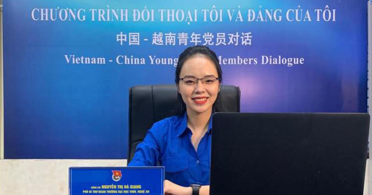 Nữ Phó Bí thư Đoàn trường Đại học Vinh hoạt động tình nguyện vì cộng đồng xuất sắc