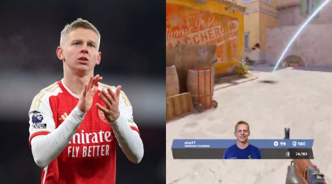 Hậu vệ Arsenal – Zinchenko bất ngờ thi đấu CS2, thể hiện khả năng sấy AK cực khét