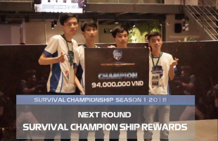 Đại diện Việt Nam – AllStar chính thức trở thành nhà vô địch giải đấu Survival Championship SEA