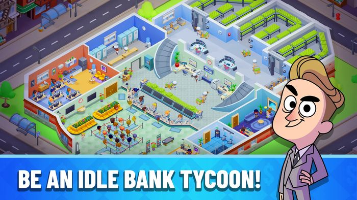 Quản lý ngân hàng của riêng mình trong tựa game Idle Bank Tycoon: Money Empire