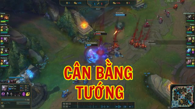 Riot điều chỉnh cơ chế cân bằng tướng