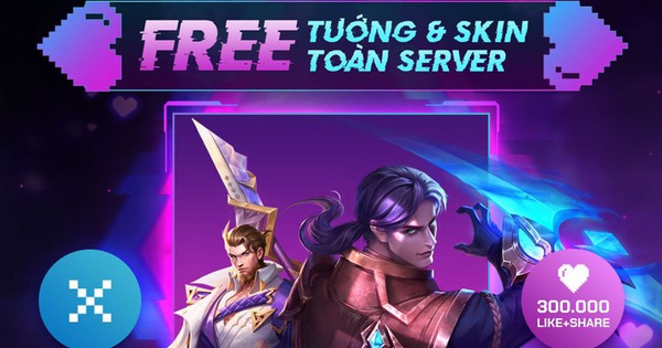 Liên Quân Mobile: Garena tặng miễn phí 5 tướng cùng skin Ryoma Dạ Hội nhân dịp Valentine, game thủ lưu ý để nhận!