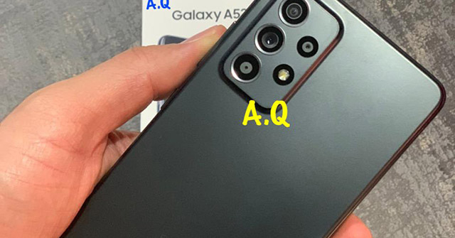 Đây là hình ảnh mới nhất của Galaxy A52 trước ngày ra mắt