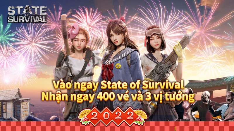 State of Survival lì xì khủng cho người chơi, chuẩn bị “đại chiến” zombie Cương Thi