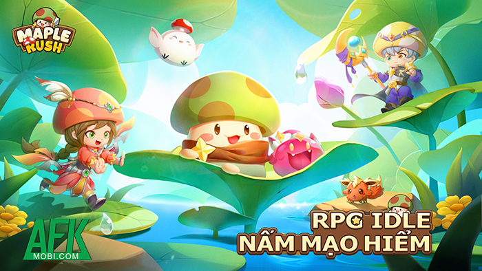 AFKMobi tặng nhiều gift code game Maple Rush – Nấm Lùn Tiến Lên giá trị