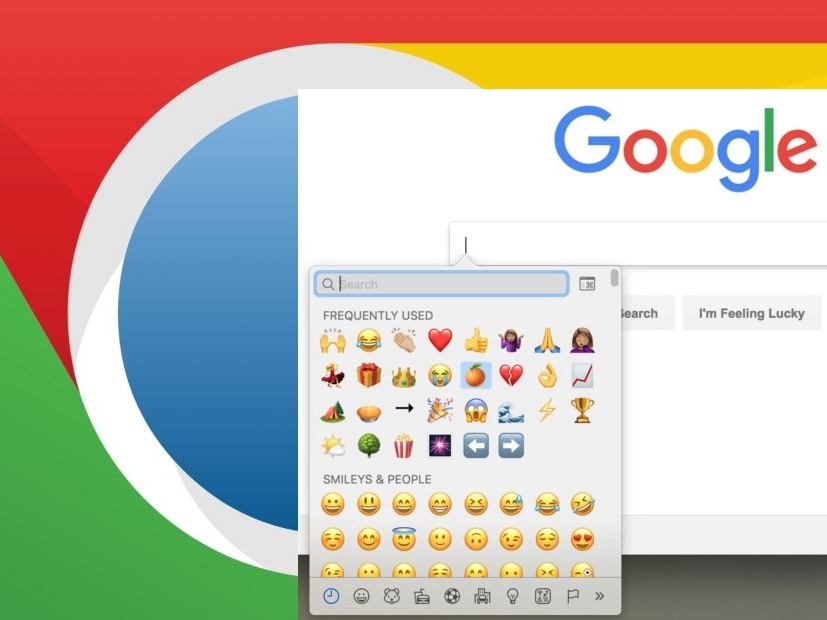 Sắp có thể thêm emoji từ menu chuột phải trên Chrome