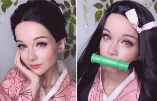 Tan chảy với vẻ đẹp trưởng thành của Nezuko qua bộ ảnh của nàng coser nước Nga