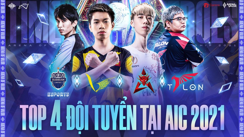 Chung kết Arena Of Valor International Championship (AIC) 2021 khởi tranh ngày 19/12