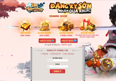 Đại Kiếm Vương Mobile chính thức ra mắt game thủ Việt với nhiều quà tặng hấp dẫn chưa từng có