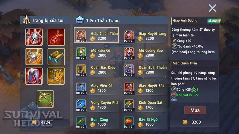 Có thể bạn chưa biết, Shop bí mật của Survival Heroes mới chính “lá bài tẩy” cho những Looter
