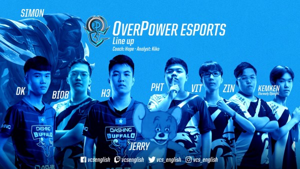 [VCS Mùa Hè 2020] Đánh giá đội hình OverPower Esports: Tiềm năng và đầy sức trẻ