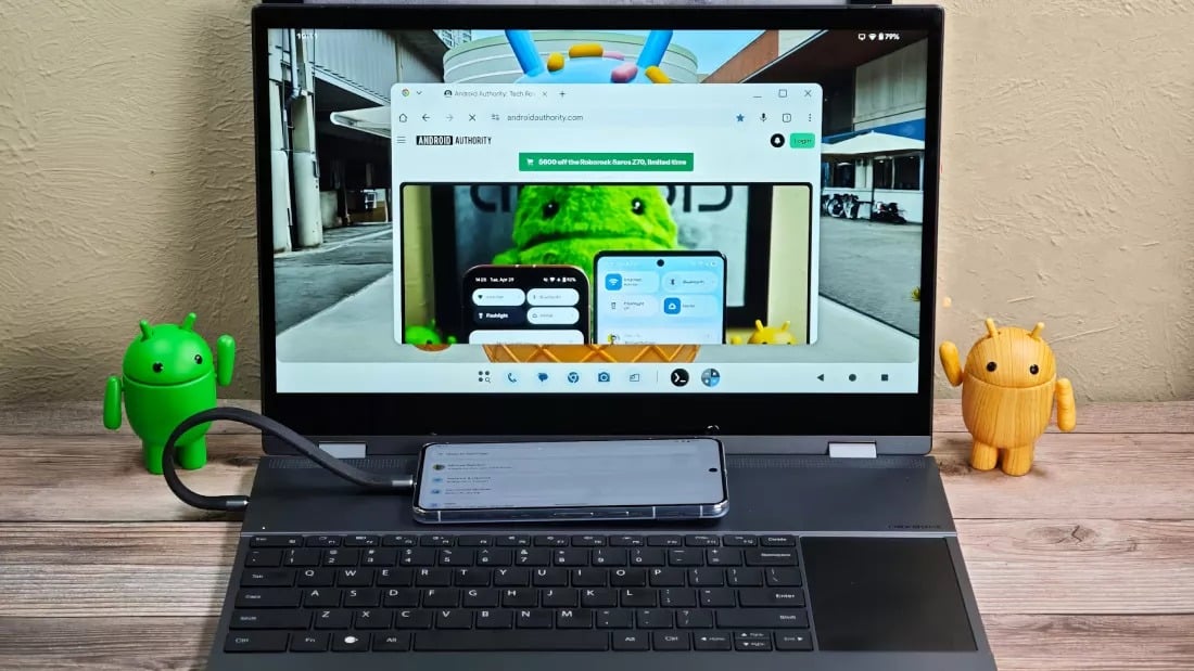 Bản beta Android 16 hé lộ chế độ desktop mới biến điện thoại thành PC