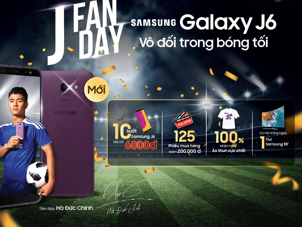 Samsung JFanday với nhiều quà tặng giá trị đang chờ đón bạn