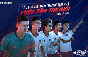 Thêm 5 cầu thủ đội tuyển Việt Nam xuất hiện trong tựa game FIFA Online 4