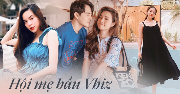 Hội mẹ bầu Vbiz được 